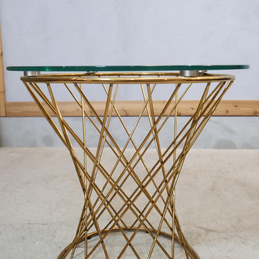 Francfranc（フランフラン） マーリア ガラス サイドテーブル リビング