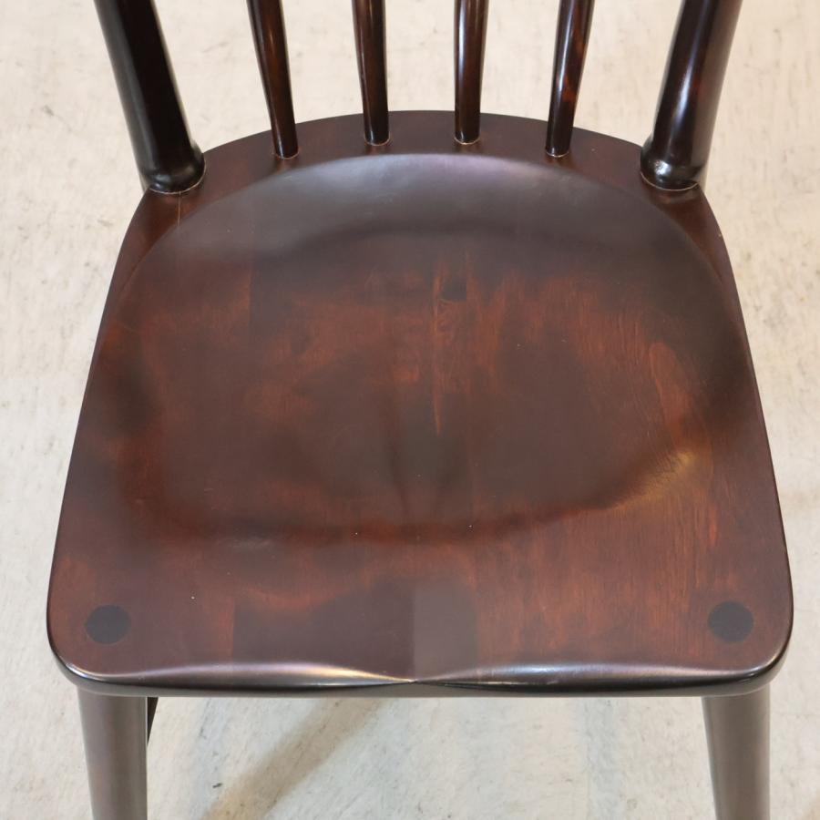 松本民芸家具 #220F型 ミズメザクラ無垢材 ダイニングチェア 2脚セット