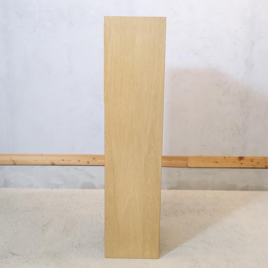 無印良品（MUJI） オーク材 スタッキングシェルフ 3段・1列 引出し付