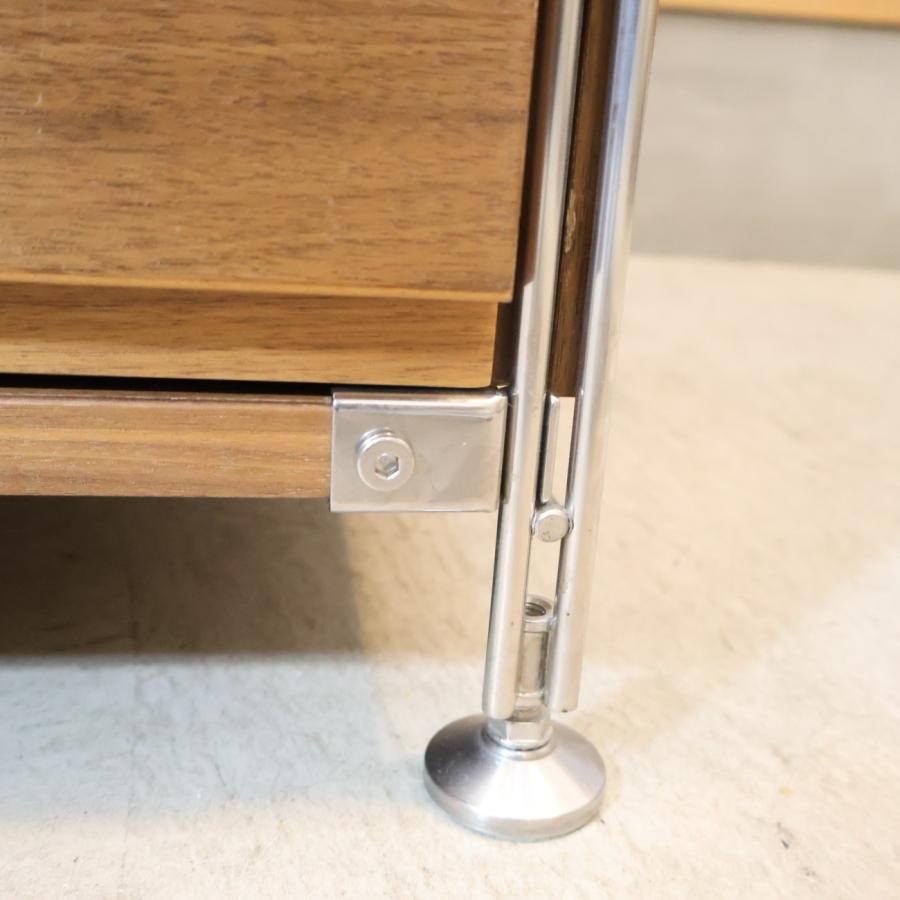 無印良品（MUJI） ステンレス ウォールナット材 5段ユニットシェルフ 