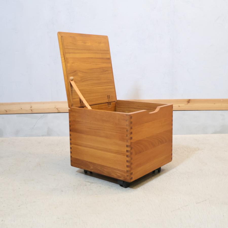 Salin Mobler サリンモブラー ブランケットBOX チーク材 サイド