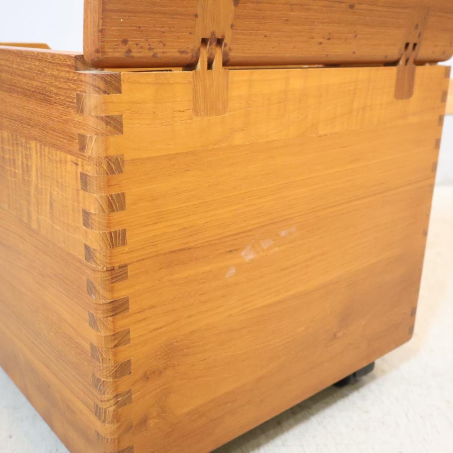 Salin Mobler サリンモブラー ブランケットBOX チーク材 サイド