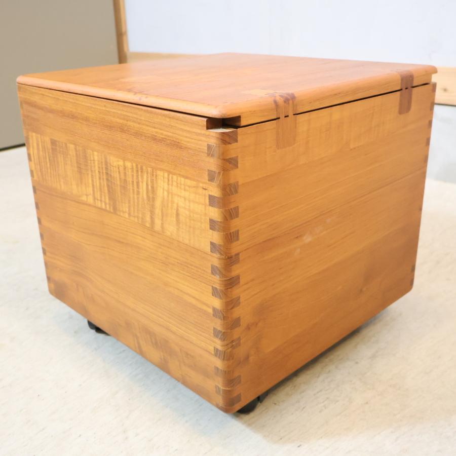 Salin Mobler サリンモブラー ブランケットBOX チーク材 サイド