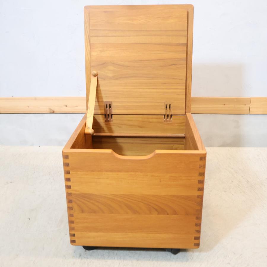 Salin Mobler サリンモブラー ブランケットBOX チーク材 サイド