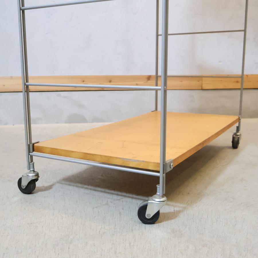 無印良品（MUJI） スチール メープル材 3段ユニットシェルフ