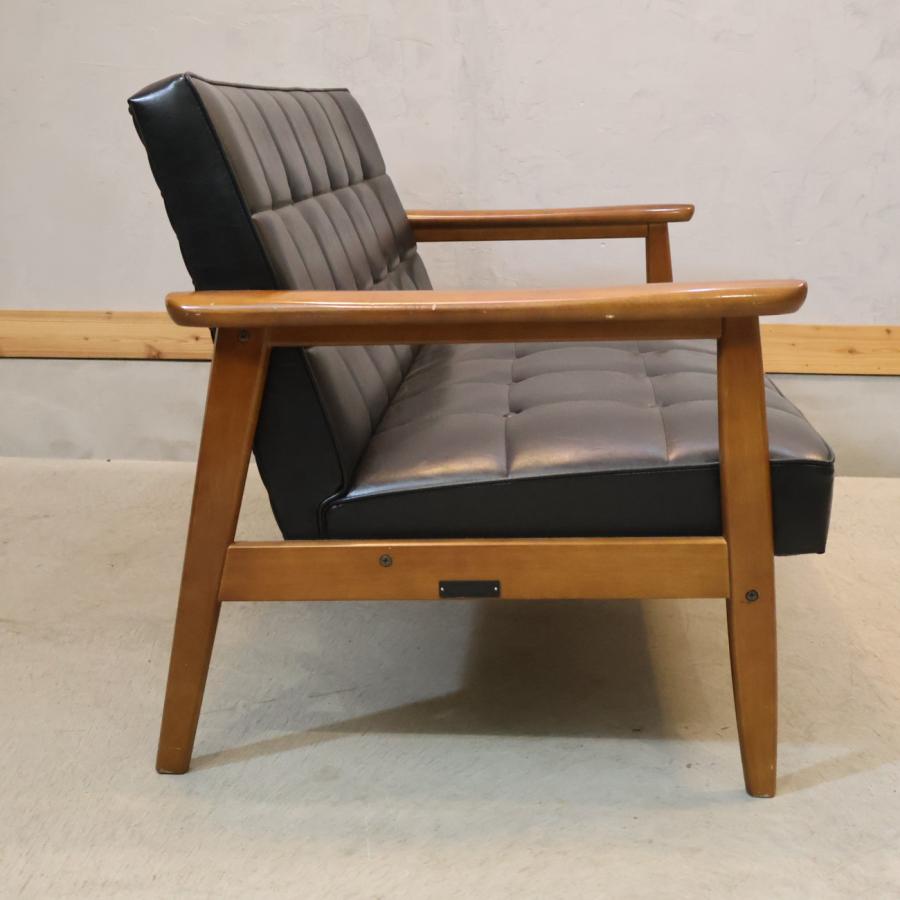 カリモク60 Karimoku60 ブラック 2シーター Kチェア 2人掛けソファ