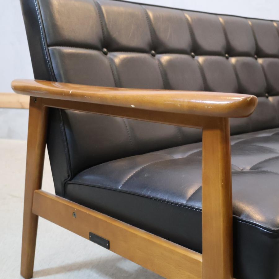 カリモク60 Karimoku60 ブラック 2シーター Kチェア 2人掛けソファ