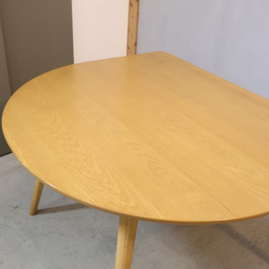 ISSEIKI LUNETTE ダイニングテーブル 90 半円 ナチュラル ISSEIKI LUNETTE DINING TABLE 90 (WO-V-NA) | 【公式オンライン