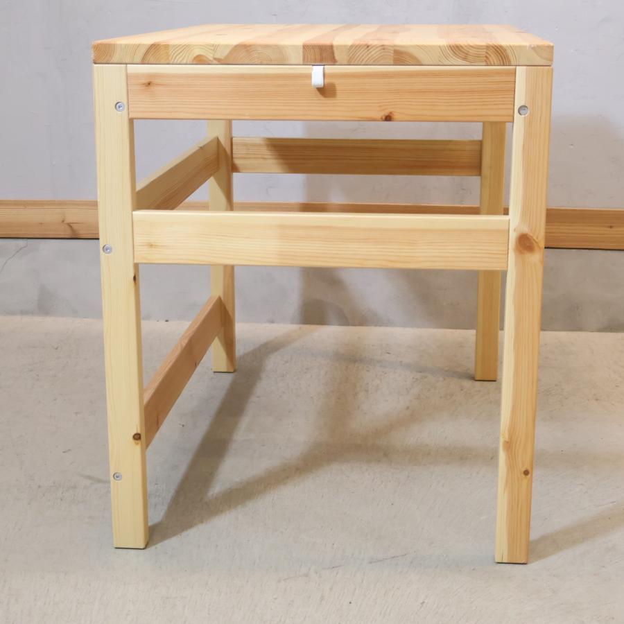 無印良品（MUJI） パイン材 引出し付デスク＆ワゴン 学習机 シンプル