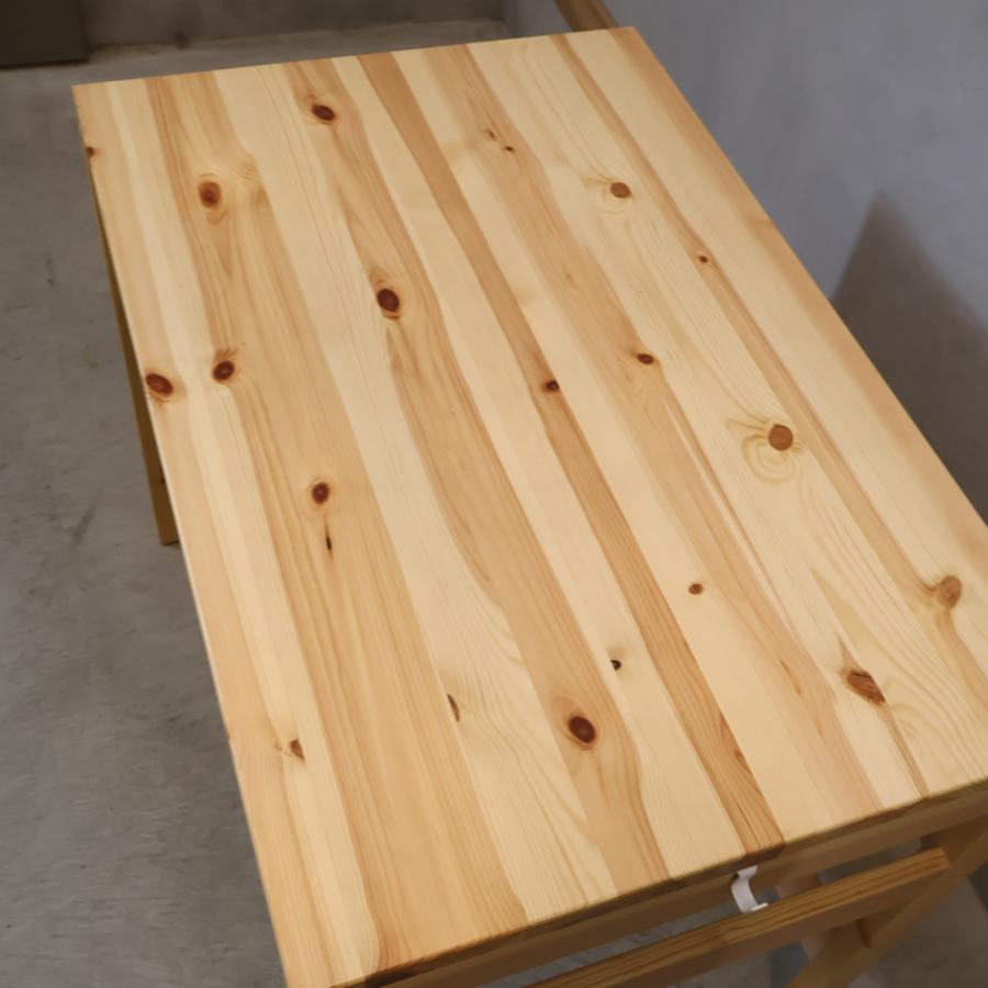 無印良品（MUJI） パイン材 引出し付デスク＆ワゴン 学習机 シンプル