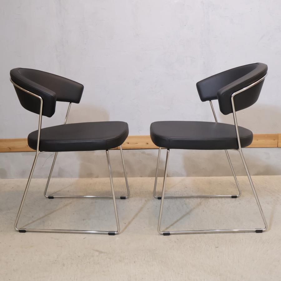 カリガリス ニューヨーク ダイニングチェア 2脚セット コヌビア イタリア calligaris（カリガリス） NEW YORK ニューヨーク ダイニングチェア 2