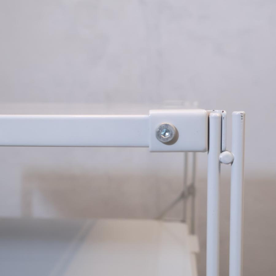 無印良品（MUJI） スチール 4段ユニットシェルフ キッチンワゴン