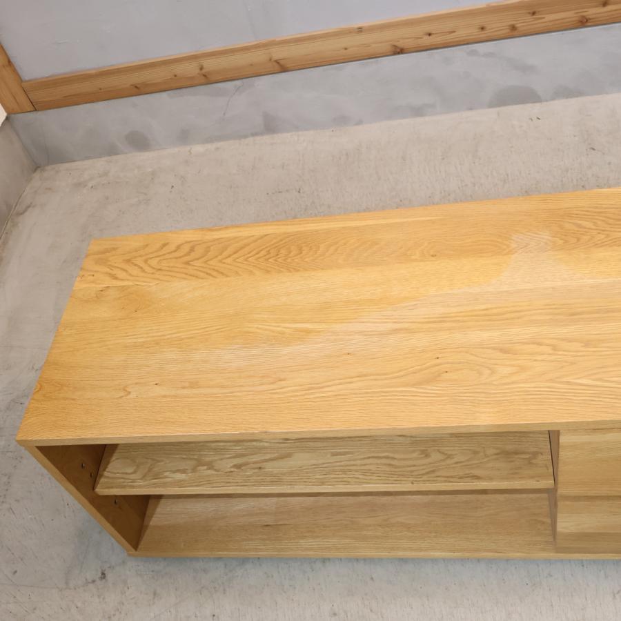 無印良品（MUJI） オーク材 AVラック シンプル TVボード 150cm 1人