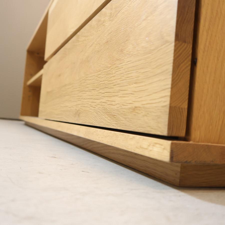 無印良品（MUJI） オーク材 AVラック シンプル TVボード 150cm 1人