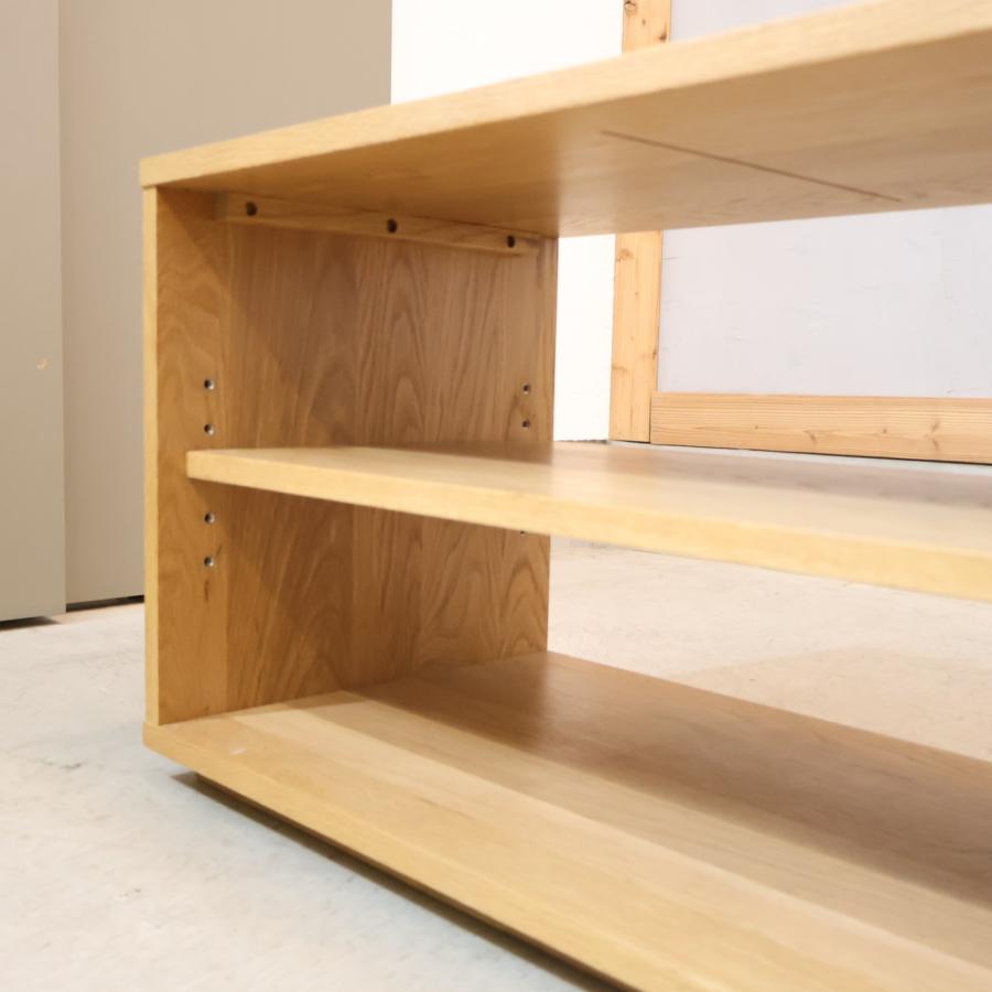 無印良品（MUJI） オーク材 AVラック シンプル TVボード 150cm 1人