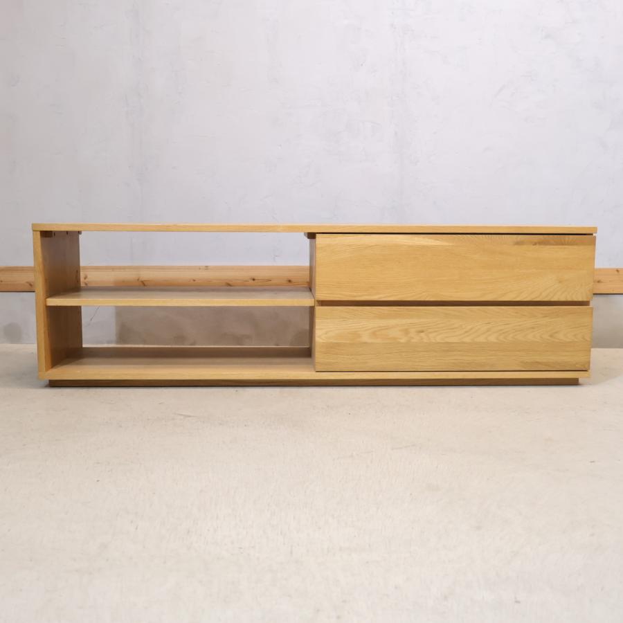 無印良品（MUJI） オーク材 AVラック シンプル TVボード 150cm 1人