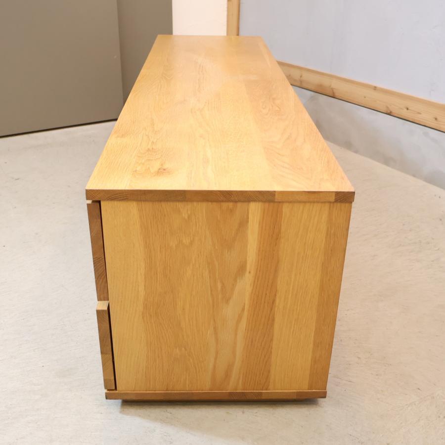 無印良品（MUJI） オーク材 AVラック シンプル TVボード 150cm 1人