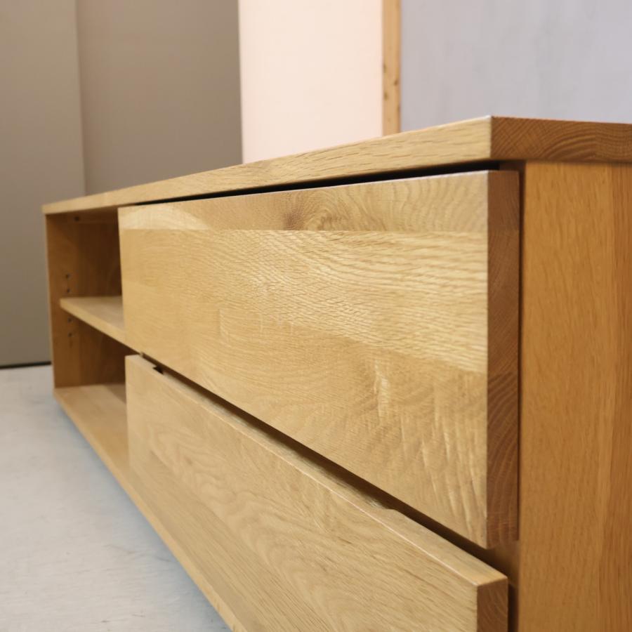 無印良品（MUJI） オーク材 AVラック シンプル TVボード 150cm 1人