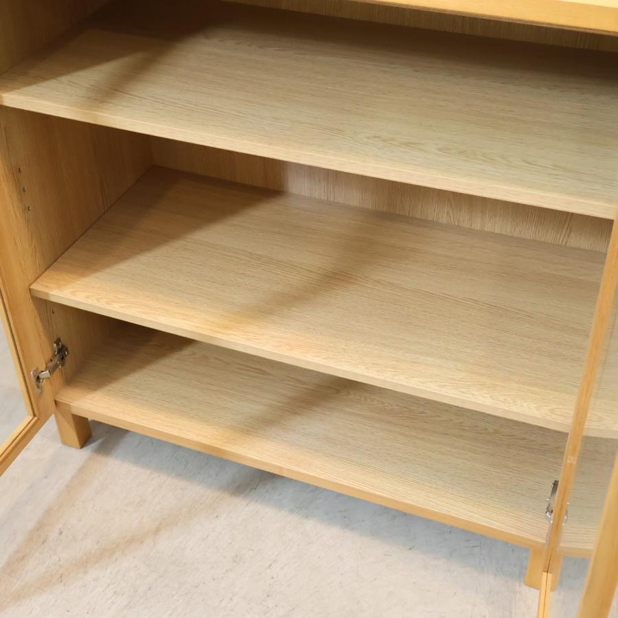 無印　タモ材キャビネット　2列(値下げ　条件付き) 人気の無印良品(MUJI)のタモ材を使用した木製キャビネット・大/タモ材