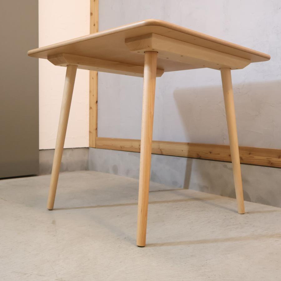 TON トン Ironica ビーチ材 ダイニングテーブル 80cm 北欧スタイル