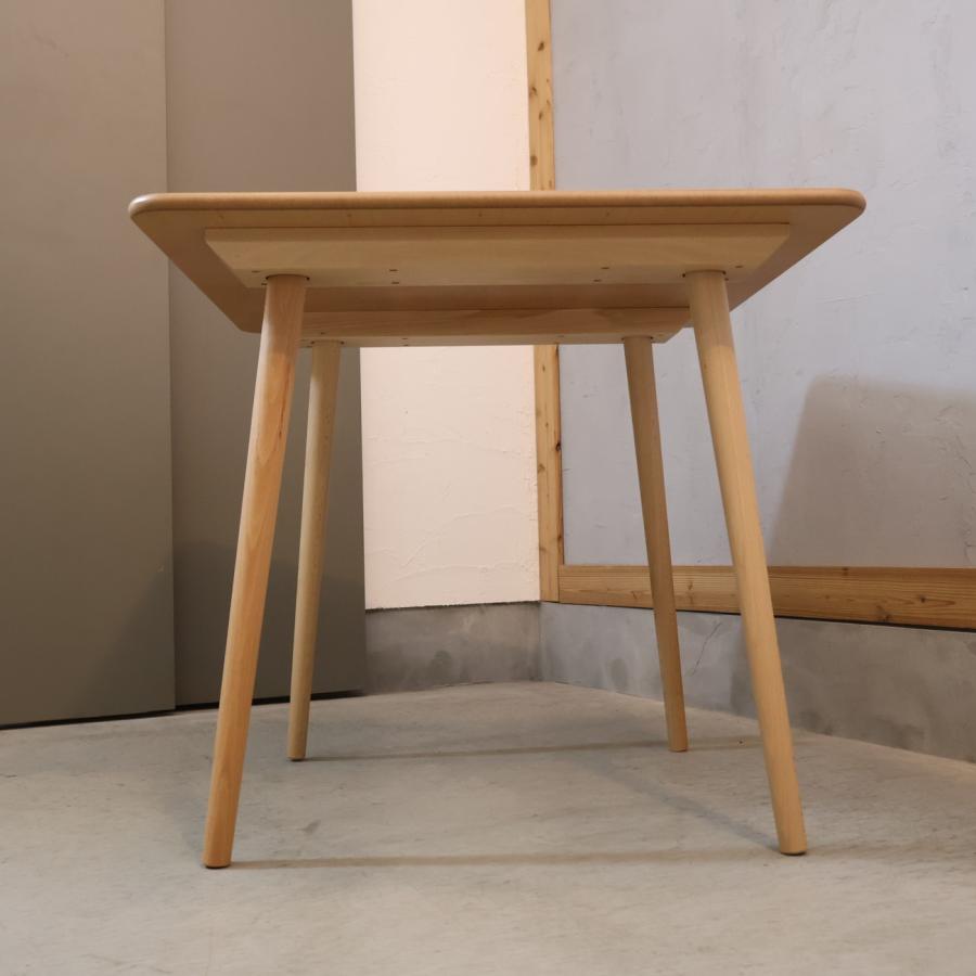 TON トン Ironica ビーチ材 ダイニングテーブル 80cm 北欧スタイル