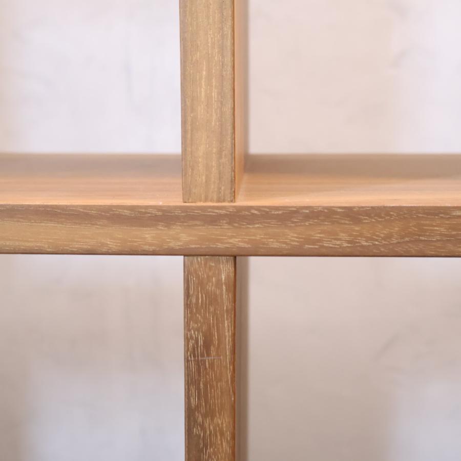 無印良品（MUJI） ウォールナット材 スタッキングシェルフ 3段・4列