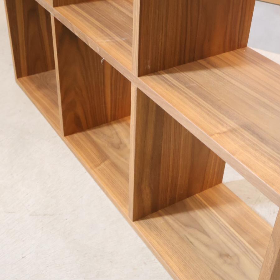 無印良品（MUJI） ウォールナット材 スタッキングシェルフ 3段・4列