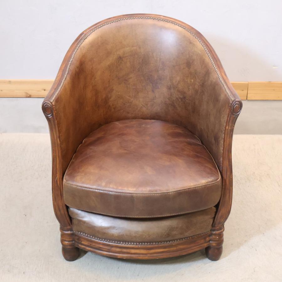 HALO ハロ 1人掛けソファ DECO TUB CHAIR 本革 HALO（ハロ） DECO TUB CHAIR デコタブチェア 1Pソファ レザー