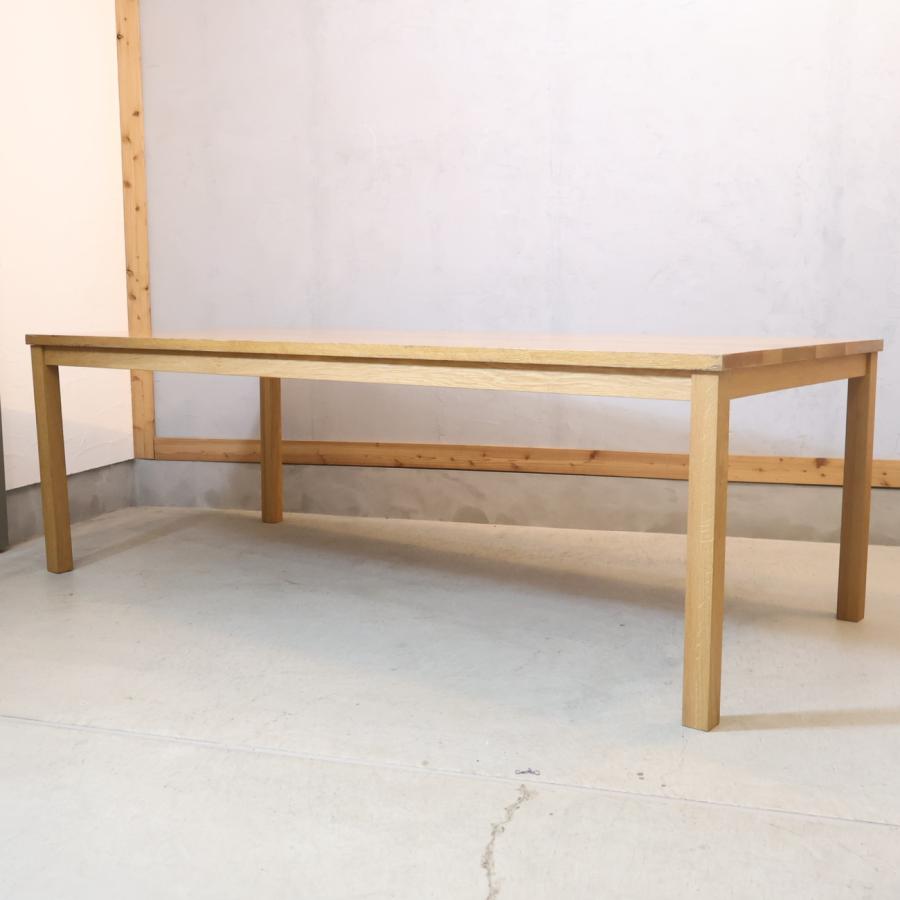 ダイニングテーブル　無印良品　6人掛け　ナチュラルウッド 無印良品（MUJI） オーク無垢材 ダイニングテーブル 6人用 ナチュラル