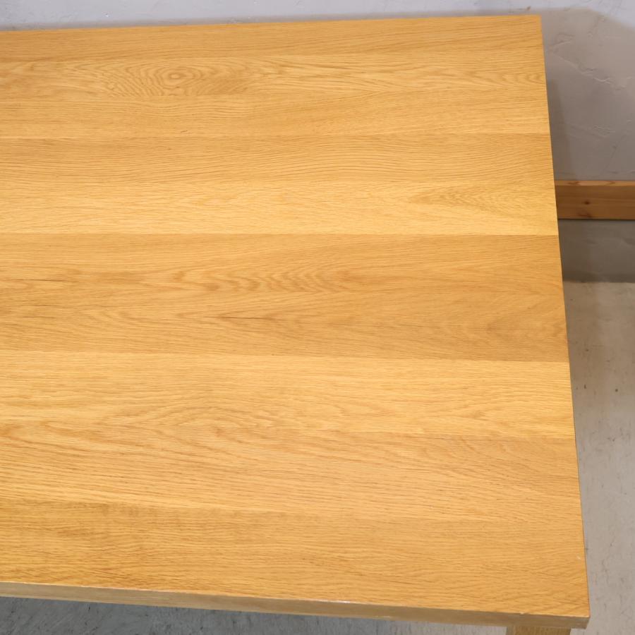 無印良品（MUJI） オーク無垢材 ダイニングテーブル 6人用 ナチュラル