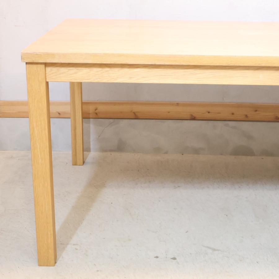 ダイニングテーブル　無印良品　6人掛け　ナチュラルウッド 無印良品（MUJI） オーク無垢材 ダイニングテーブル 6人用 ナチュラル