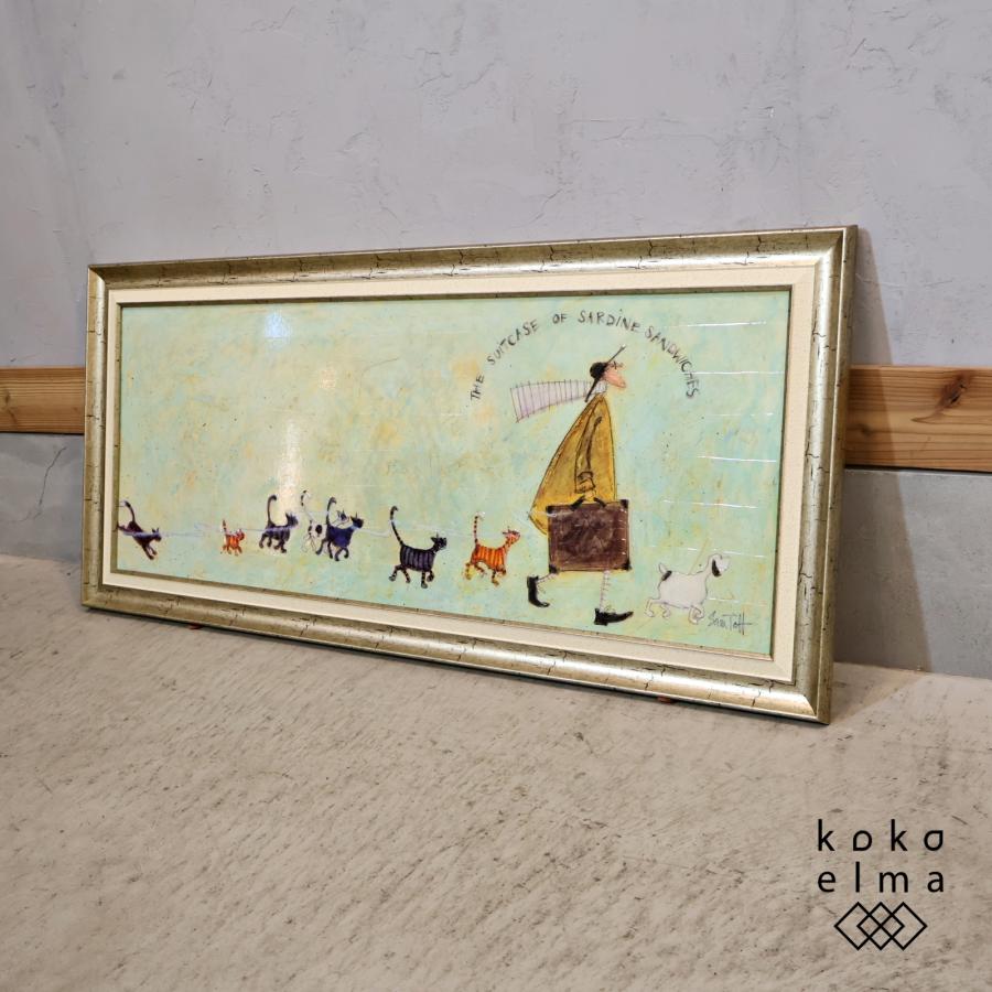 dinos（ディノス） Sam Toft サムトフト アートフレーム イヌタクシー