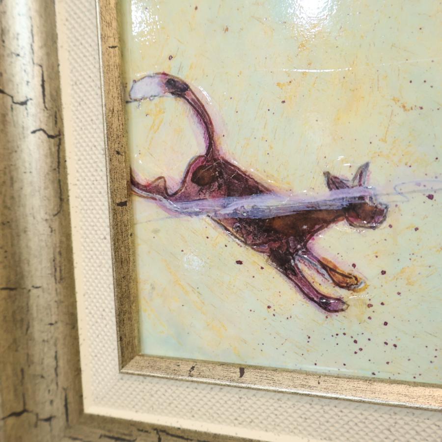 dinos（ディノス） Sam Toft サムトフト アートフレーム イヌタクシー