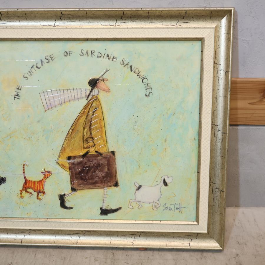 dinos（ディノス） Sam Toft サムトフト アートフレーム イヌタクシー