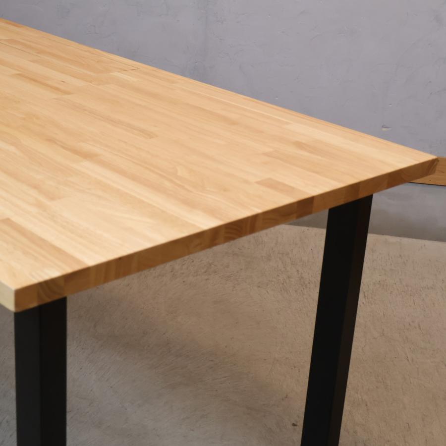 Kanademono かなでもの THE TABLE ラバーウッドN × Black Steel