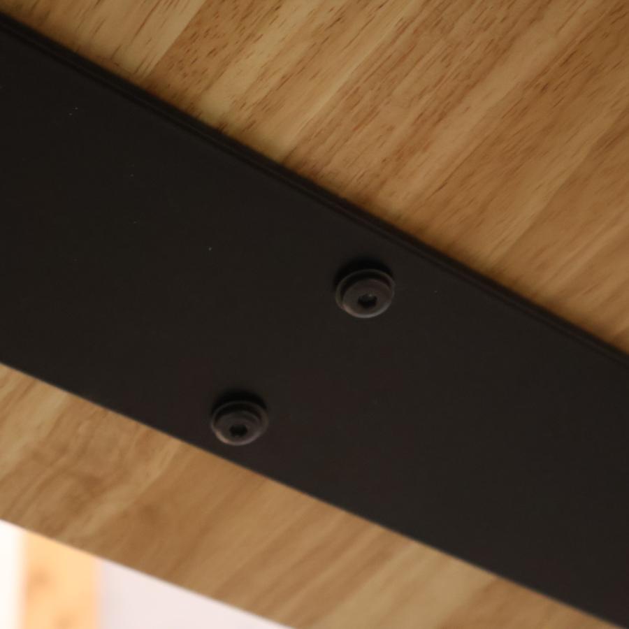 Kanademono かなでもの THE TABLE ラバーウッドN × Black Steel