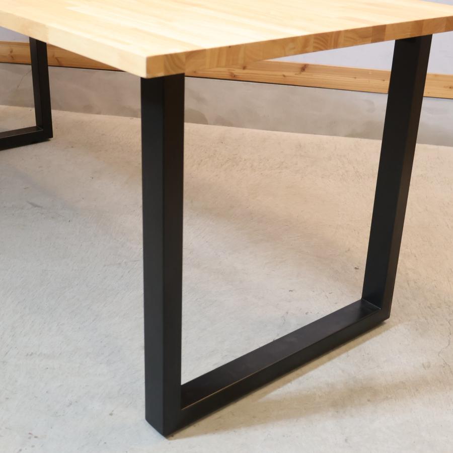 Kanademono かなでもの THE TABLE ラバーウッドN × Black Steel