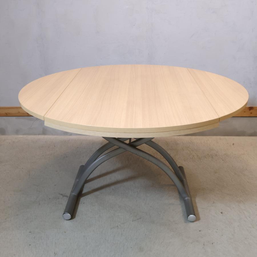 イタリアの家具ブランド”OZZIO ITALIA(オッジオイタリア)”のT-113Globe 昇降ラウンドテーブルです。昇降と伸長機能がついたモダンなリビングダイニングテーブル！ OZZIO ITALIA オッジオイタリア T-113 Globe 昇降ラウンドテーブル