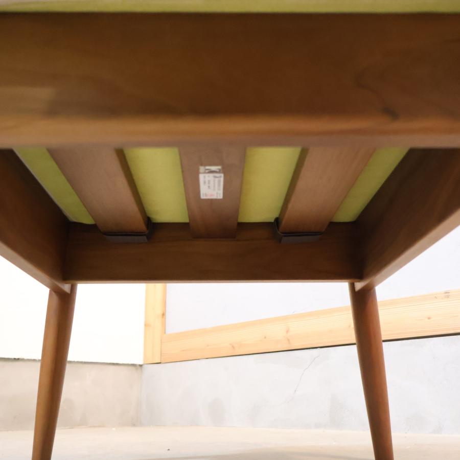 飛騨産業 HIDA キツツキマーク オットマン スツール ウォルナット材