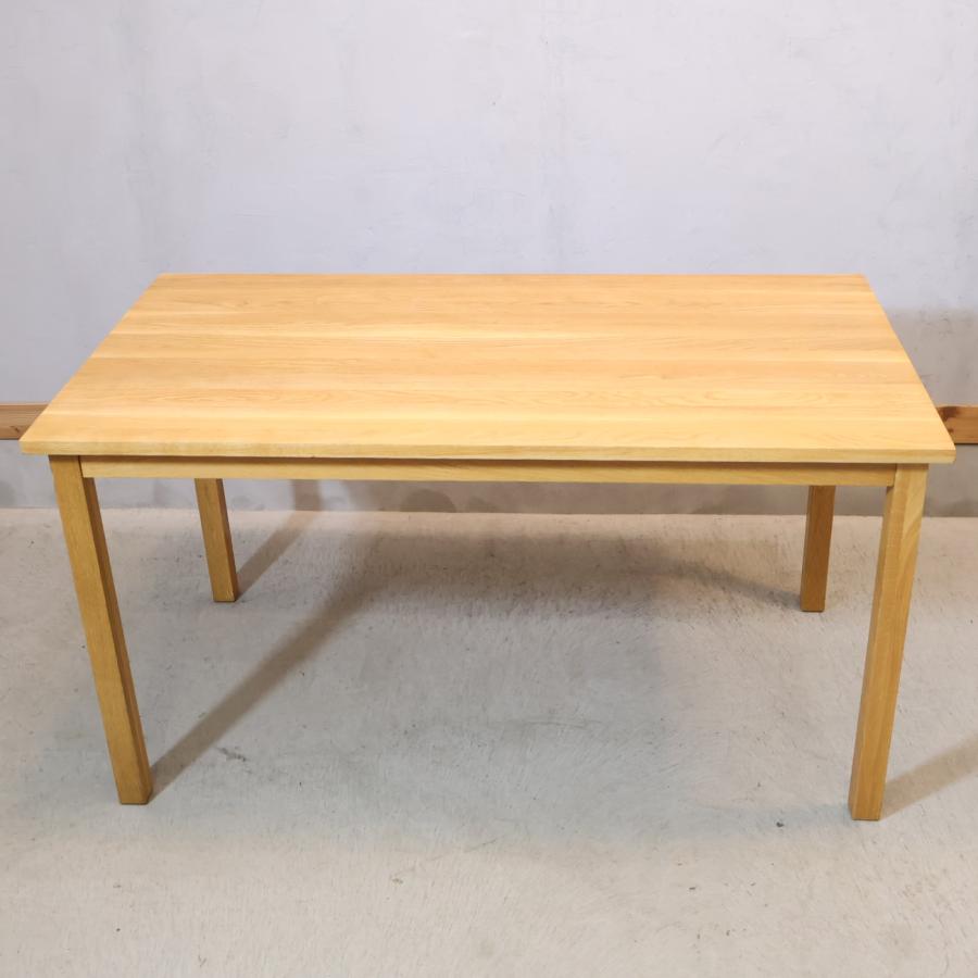 ※k_k_【北欧インテリア】無印良品ダイニングテーブル　140cm 無印良品（MUJI） オーク無垢材 ダイニングテーブル 4人用 ナチュラル