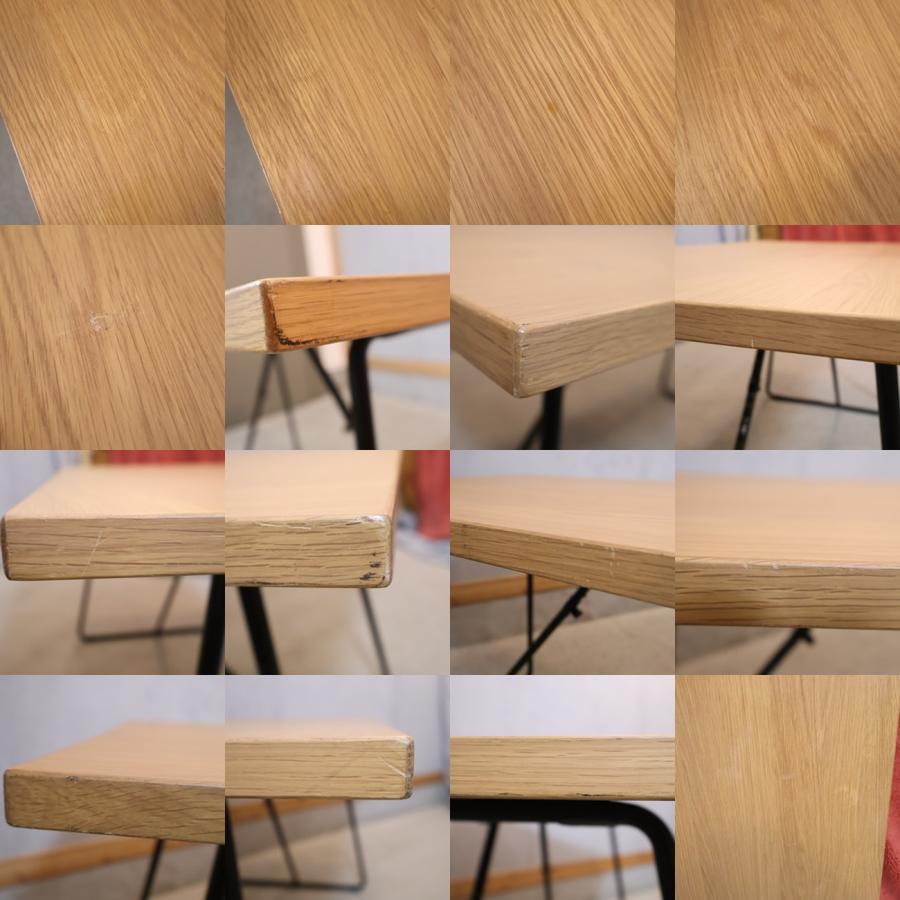 無印良品（MUJI） オーク材 折りたたみテーブル シンプル デスク 学習