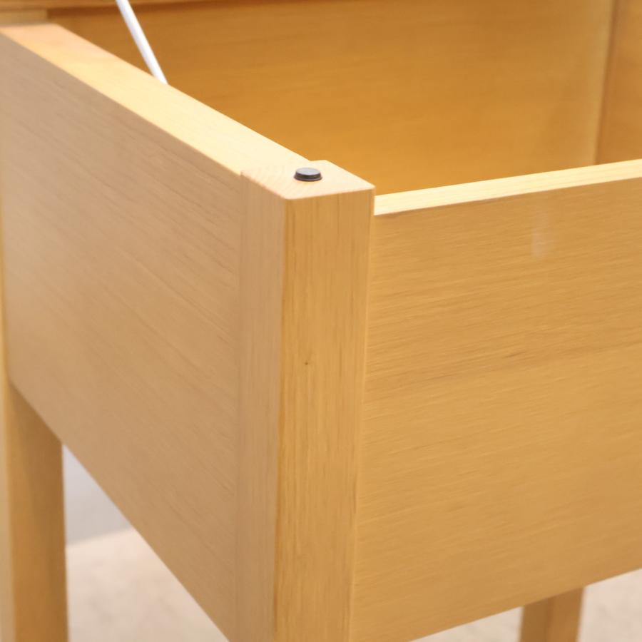 無印良品（MUJI） オーク材 コンパクトドレッサー 鏡台 ナチュラル