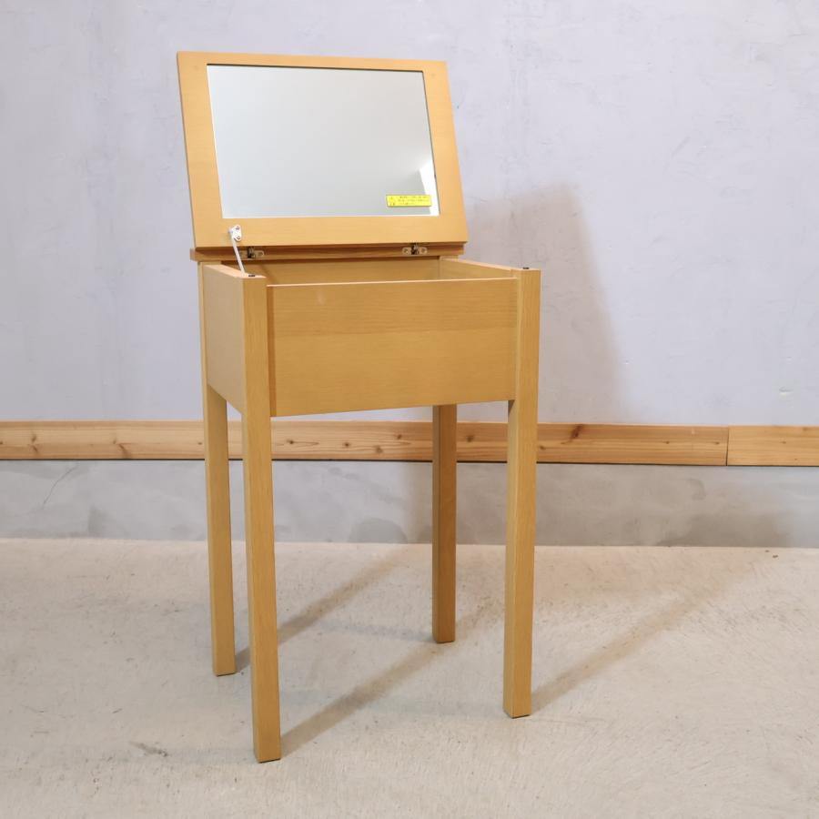 無印良品（MUJI） オーク材 コンパクトドレッサー 鏡台 ナチュラル