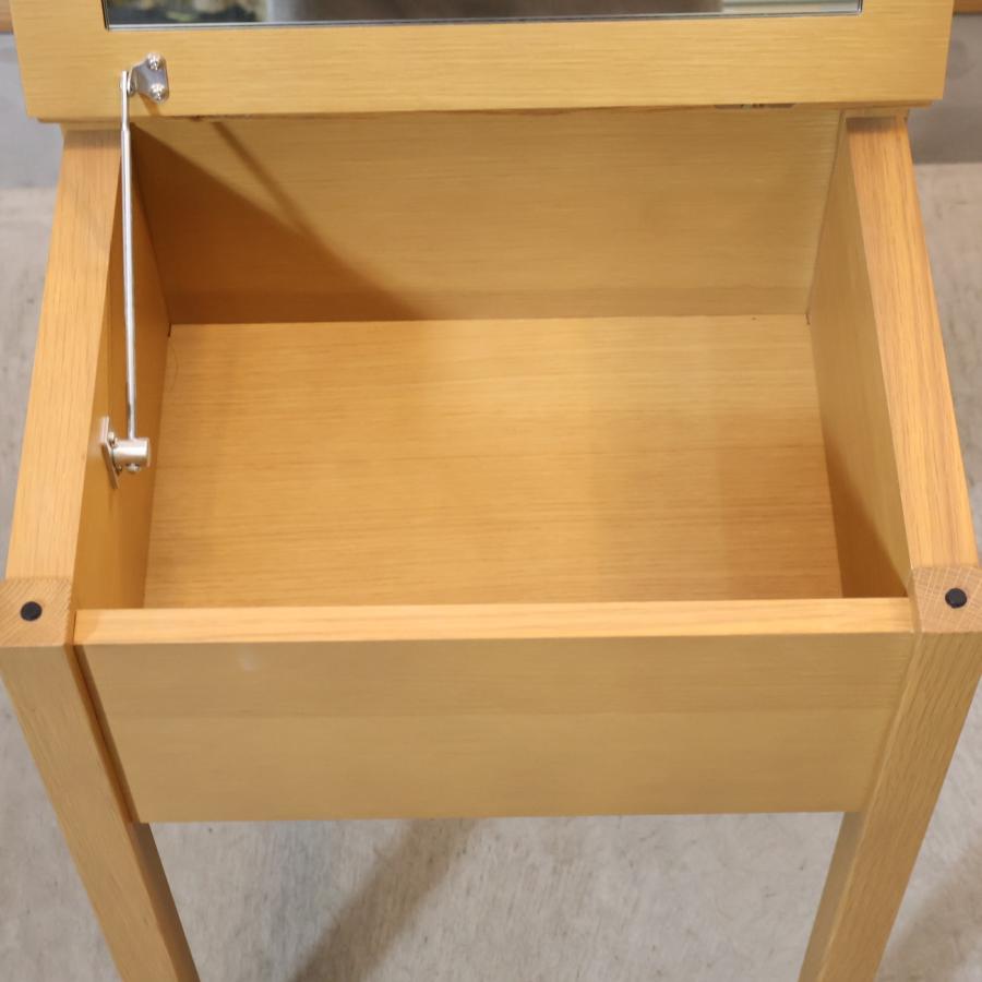無印良品（MUJI） オーク材 コンパクトドレッサー 鏡台 ナチュラル