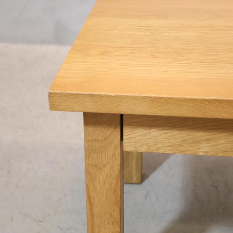 無印良品（MUJI） オーク材 ローテーブル 引出し付 リビングテーブル