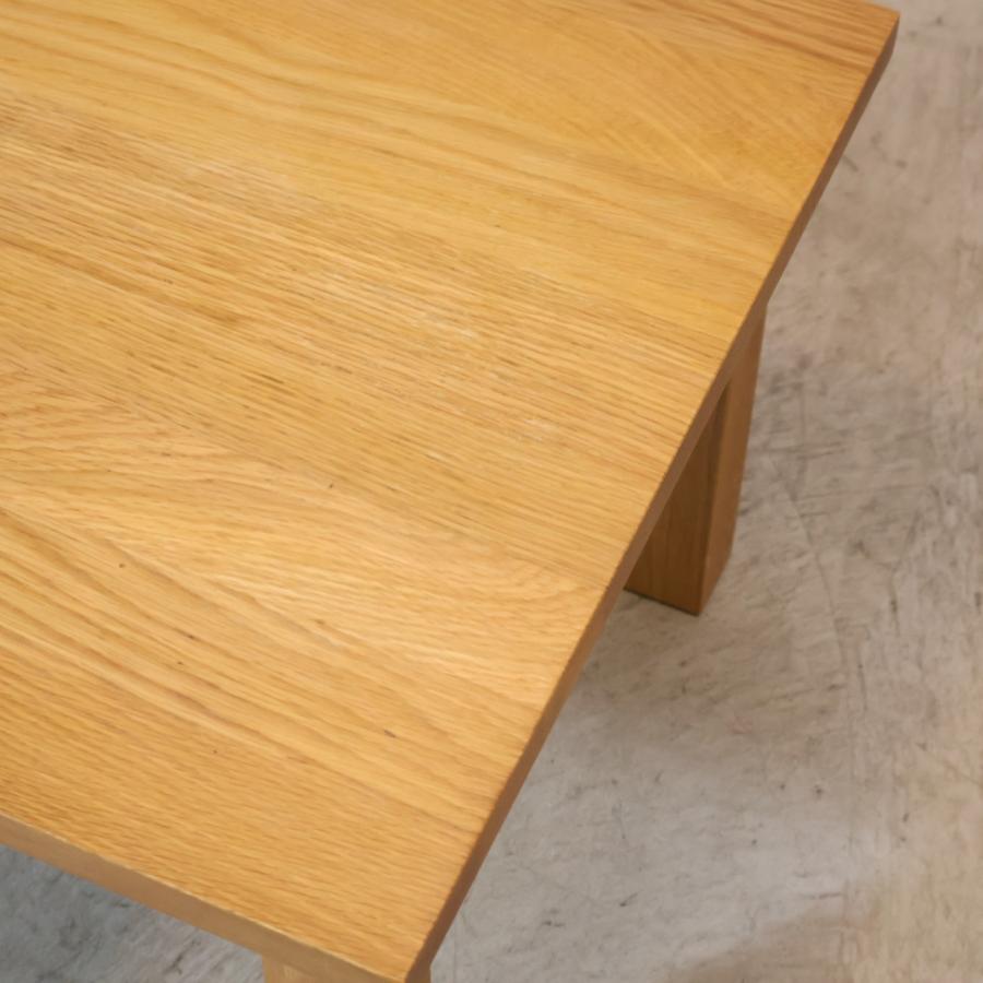 無印良品（MUJI） オーク材 ローテーブル 引出し付 リビングテーブル