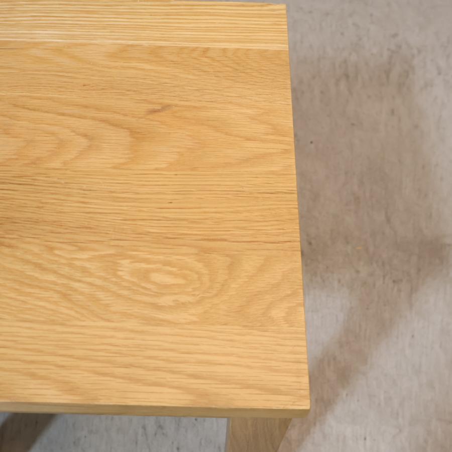 無印良品（MUJI） オーク無垢材 サイドテーブルベンチ・板座
