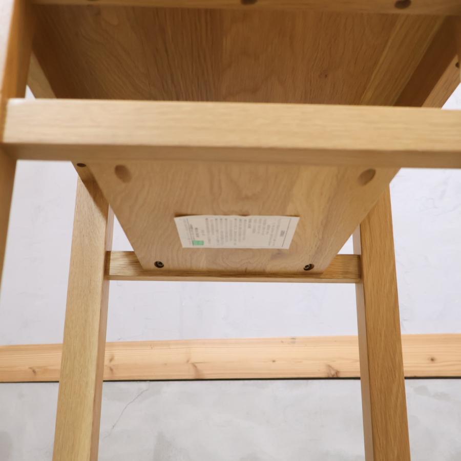無印良品（MUJI） オーク無垢材 サイドテーブルベンチ・板座