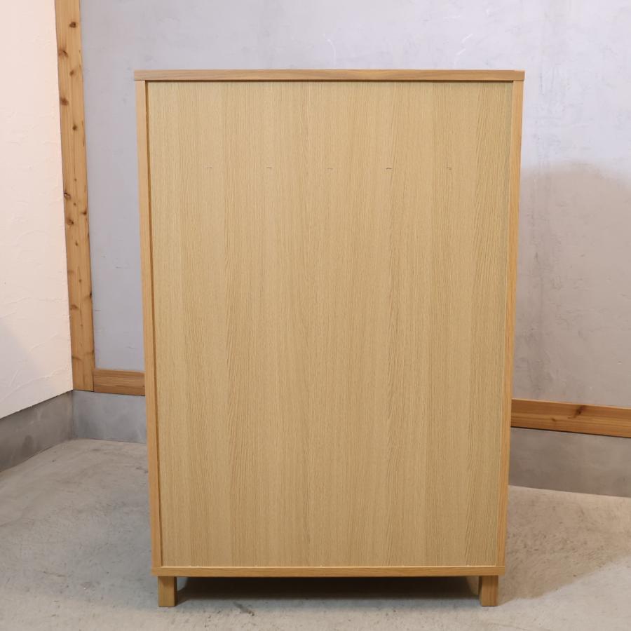 無印良品（MUJI） オーク材 木製 チェスト 6段 ワイド ナチュラル