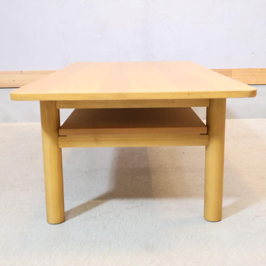 無印良品（MUJI） オーク材 木製ローテーブル リビングテーブル